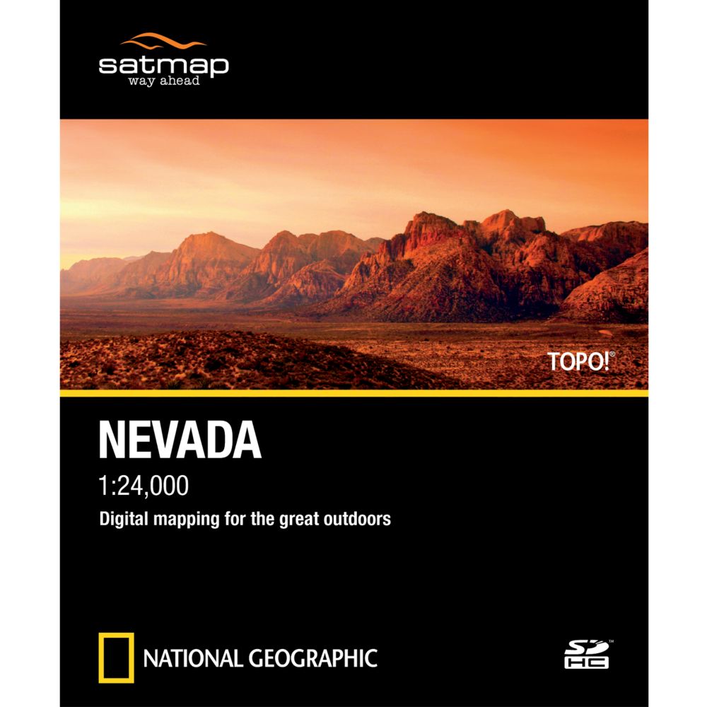 TOPO! SD Card: Nevada