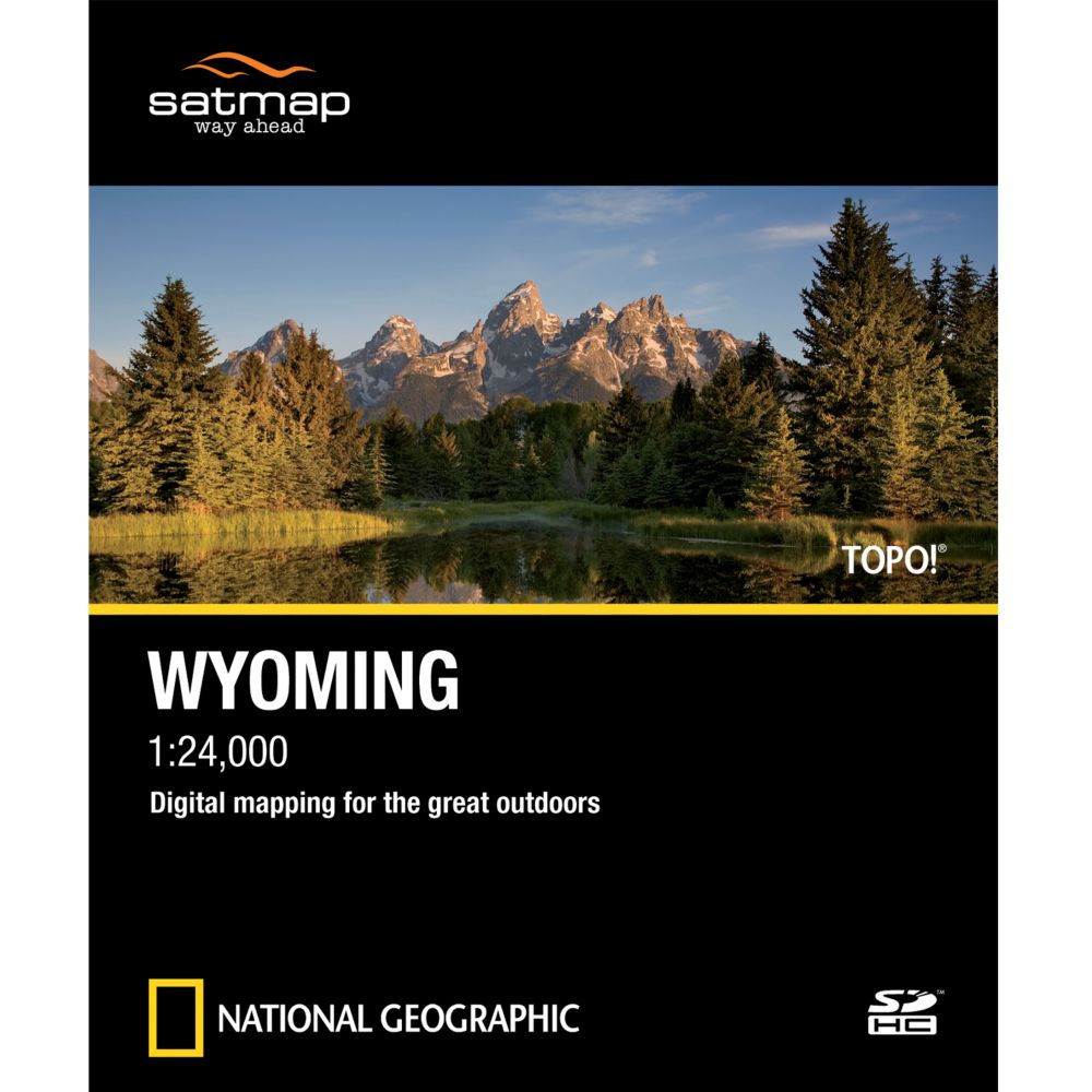 TOPO! SD Card: Wyoming