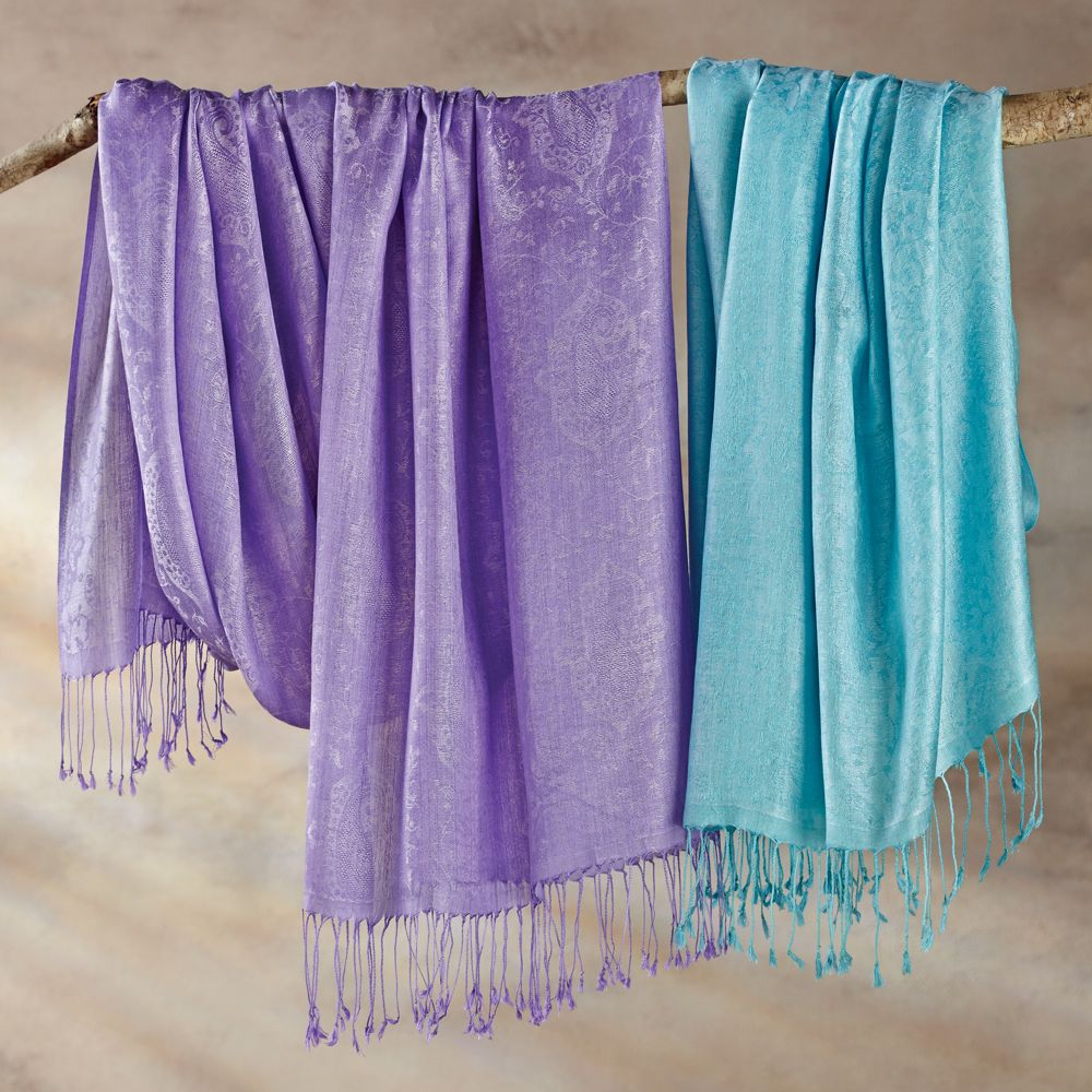 Silk Jacquard Scarf