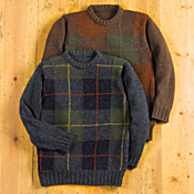 Scottish Tartan Wool Sweater