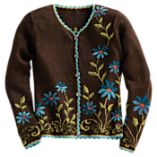Blue Aster Alpaca Sweater