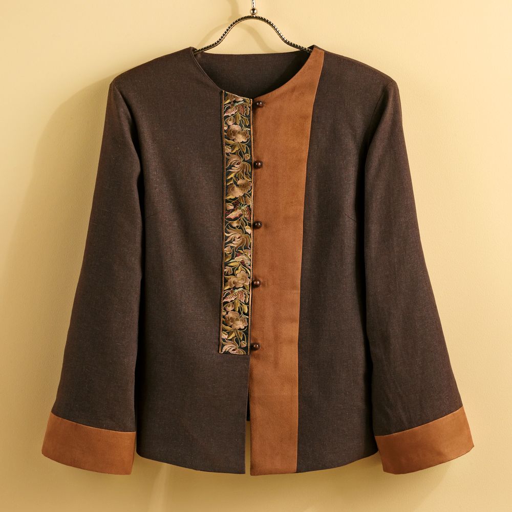 Embroidered Miao Linen Jacket