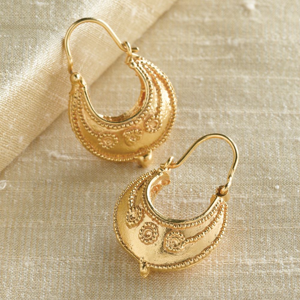 Etruscan Hoop Earrings