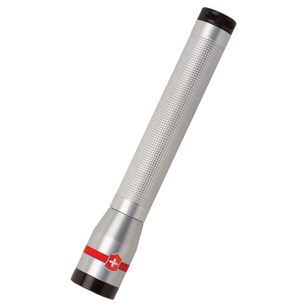 Swiss Army Silver LED AA Flashlight