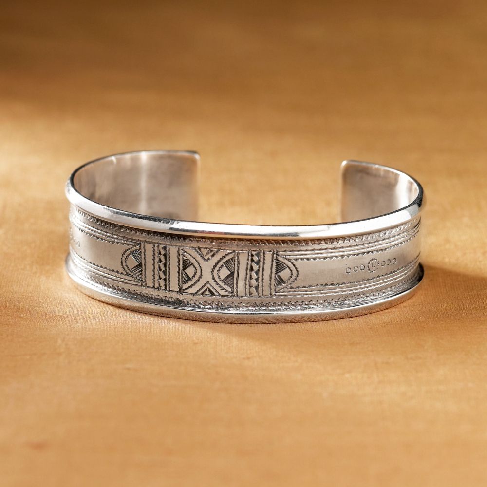 Tuareg Silver Cuff Bracelet