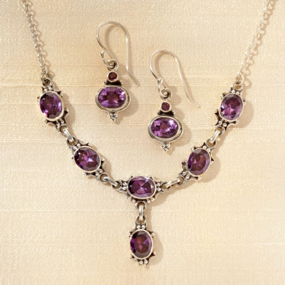 Newari Amethyst Necklace