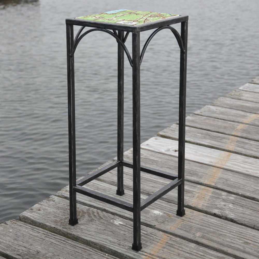 Personalized National Geographic My Town TOPO! Map Table - Small