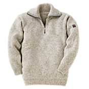 Norwegian Quarter zip Wool Sweater