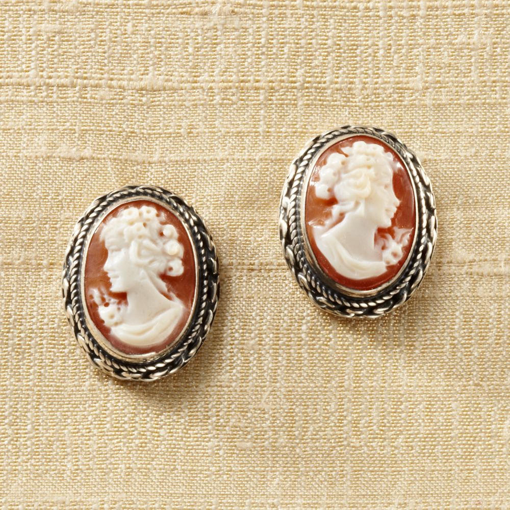 Cameo Earrings