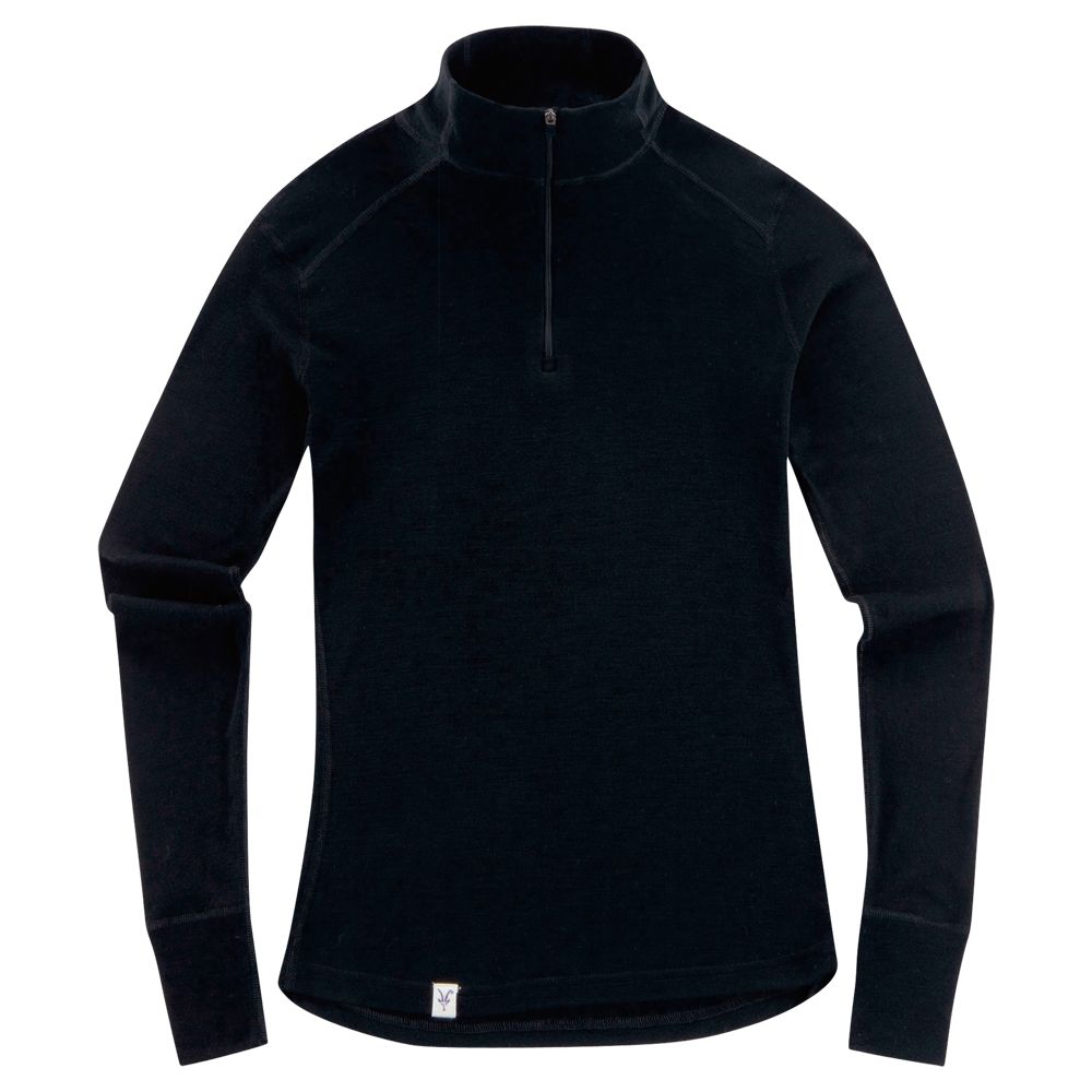 Women's New Zealand Wool Quarter-zip Pullover