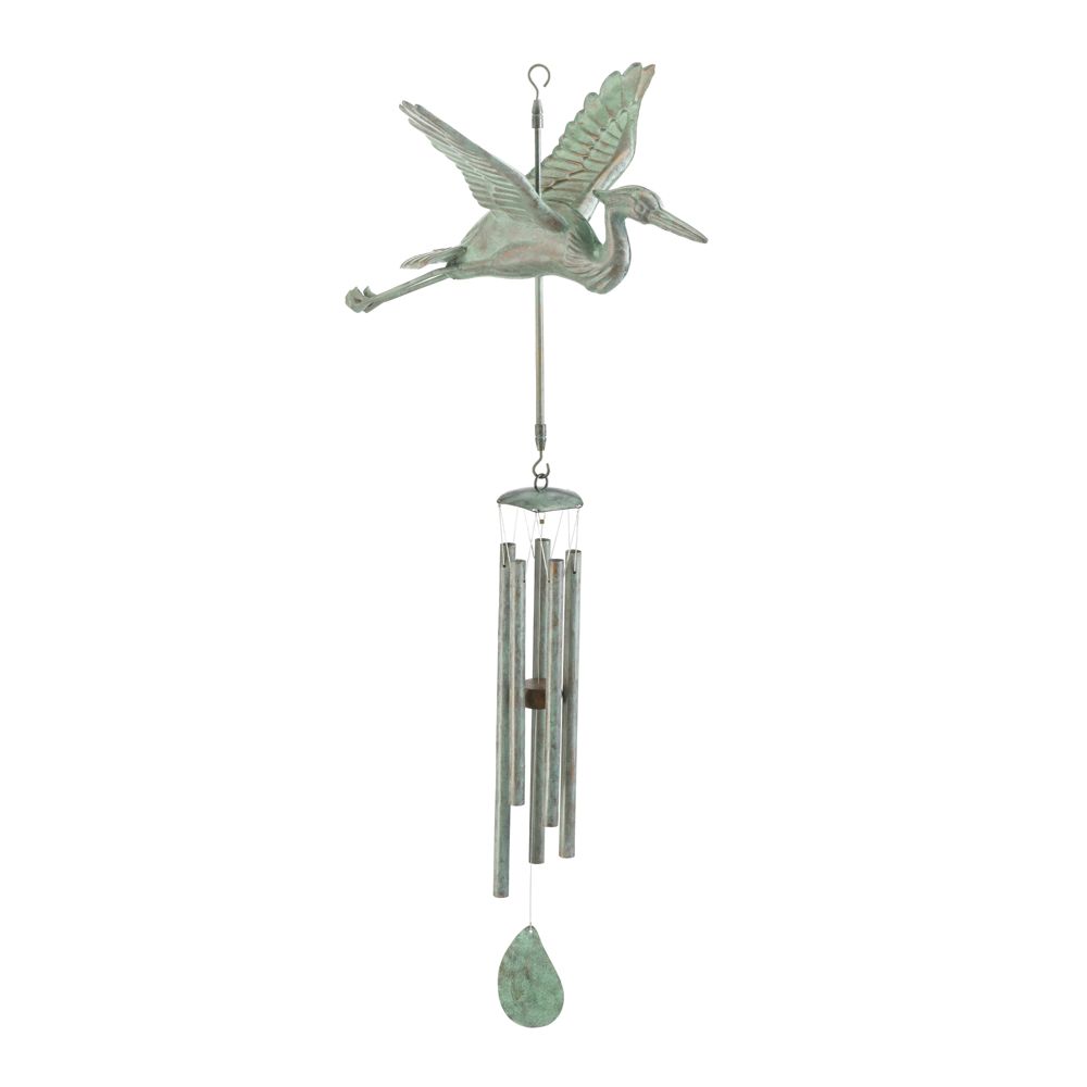 Blue Heron Wind Chimes