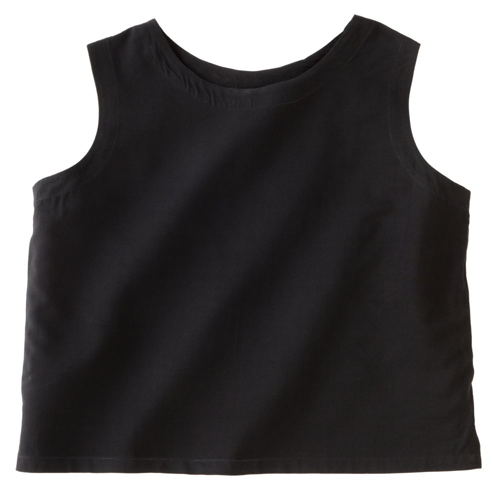 Black Rayon Shell
