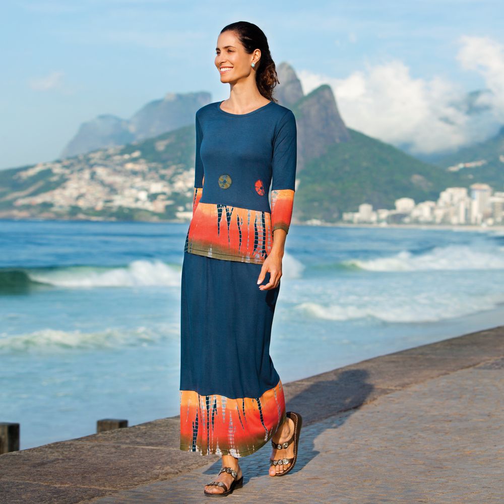 Blue Bandhani Skirt