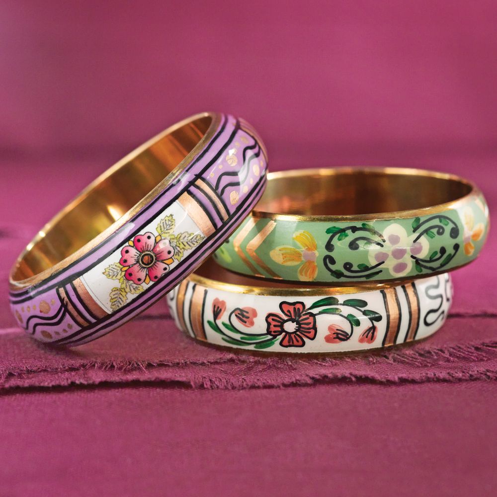 Sarai Tareen Garden Bracelets - Set of 3