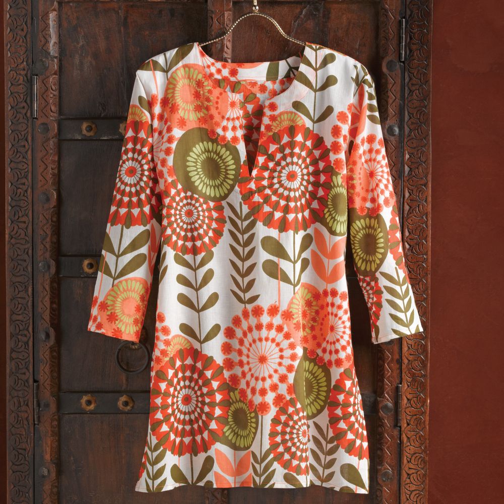 Indian Flower Burst Tunic