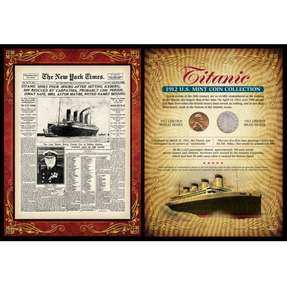 Titanic Coin Card