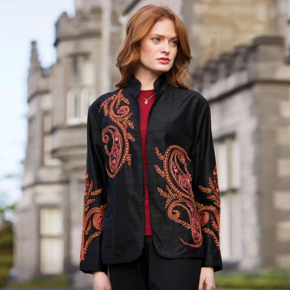 Taj Mahal Silk Jacket