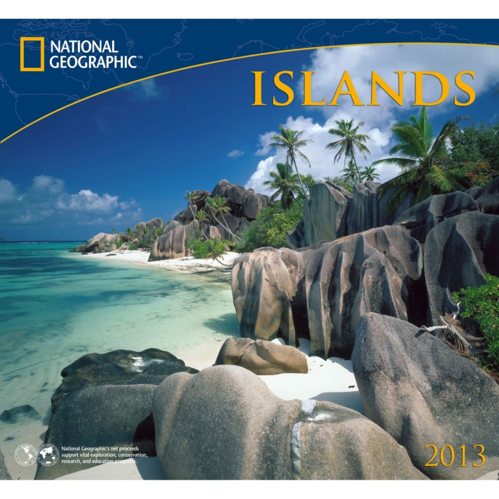 2013 National Geographic Islands Wall Calendar