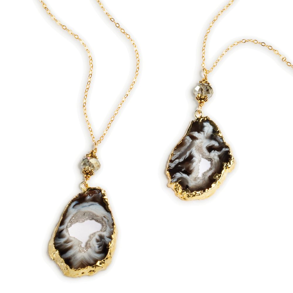Brazilian Geode Necklace