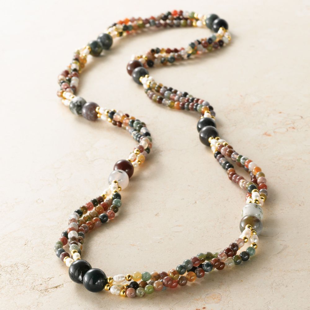 Fancy Jasper Agate Necklace