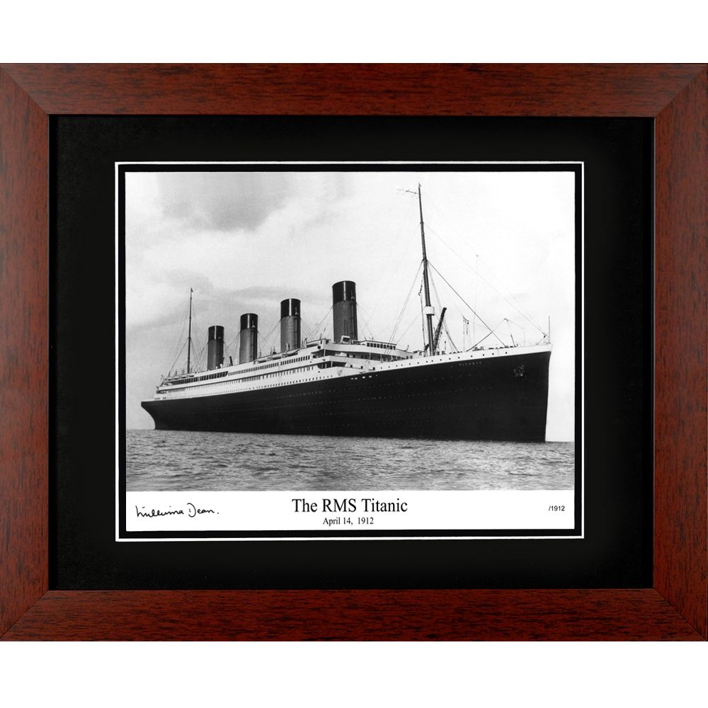 Signed <i>Titanic</i> Sailing Photo