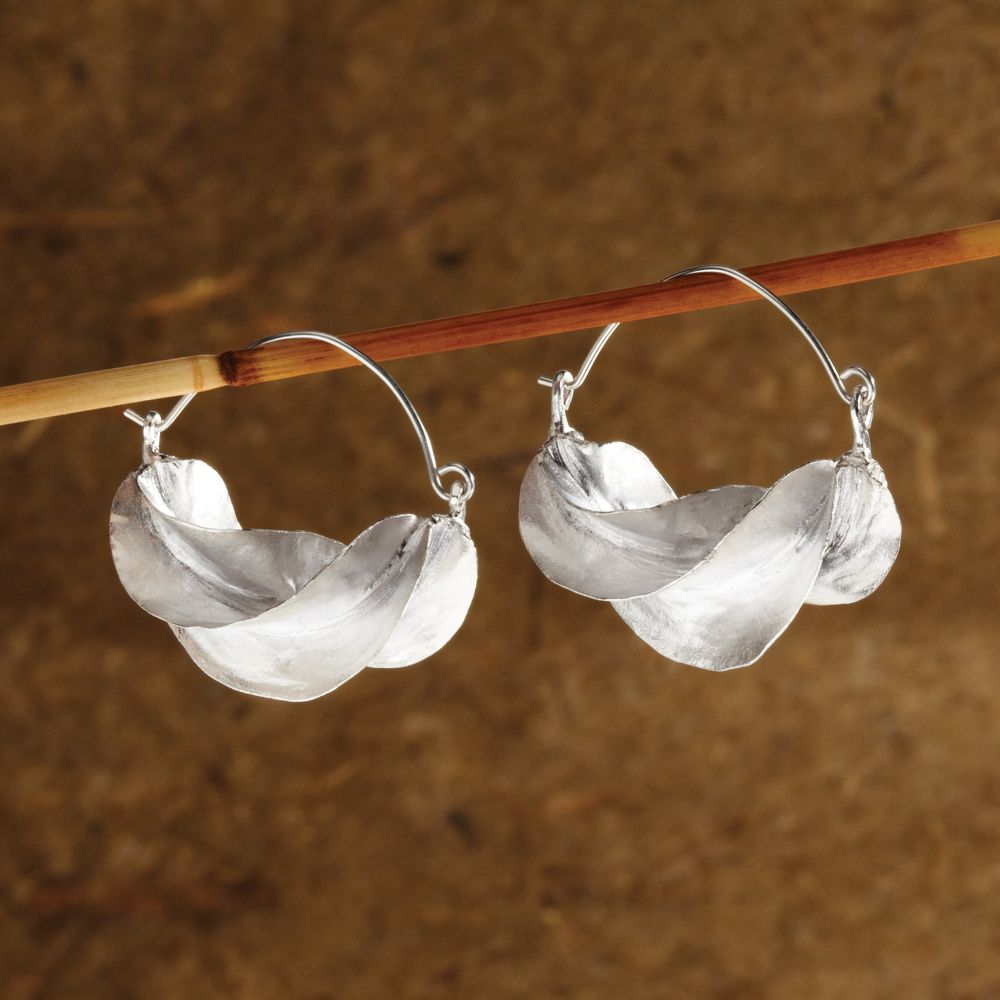 Silver-plated Fulani Tribal Earrings