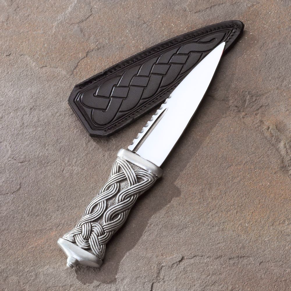 Scottish Celtic Pewter Sgian Dubh