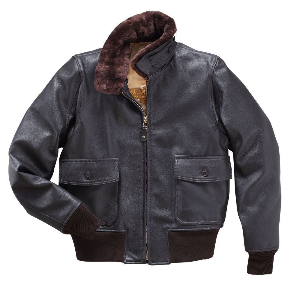 Men’s Goatskin G-1 style Flight Jacket