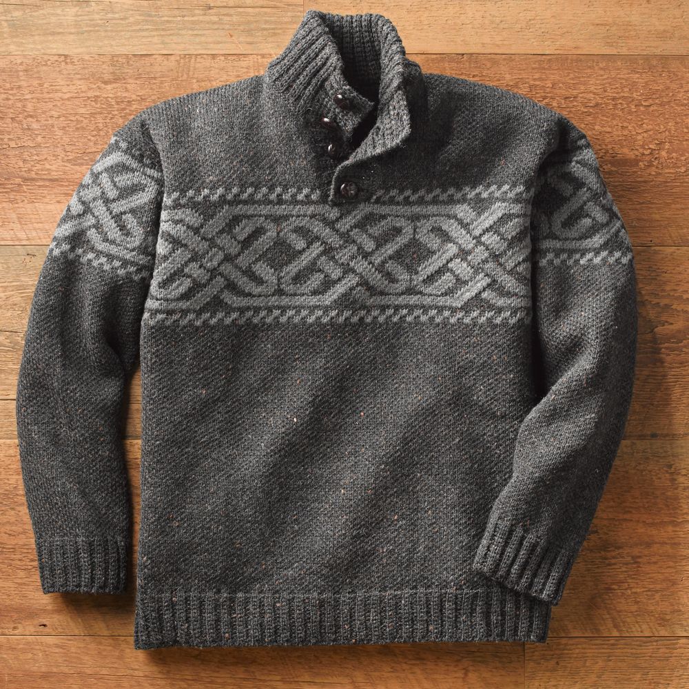 Men's Irish Celtic Wool Pullover