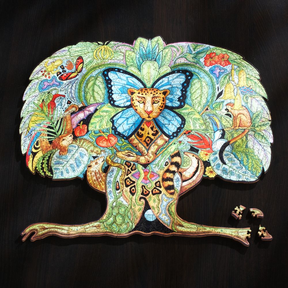 Woodcut Tree of Life Puzzle
