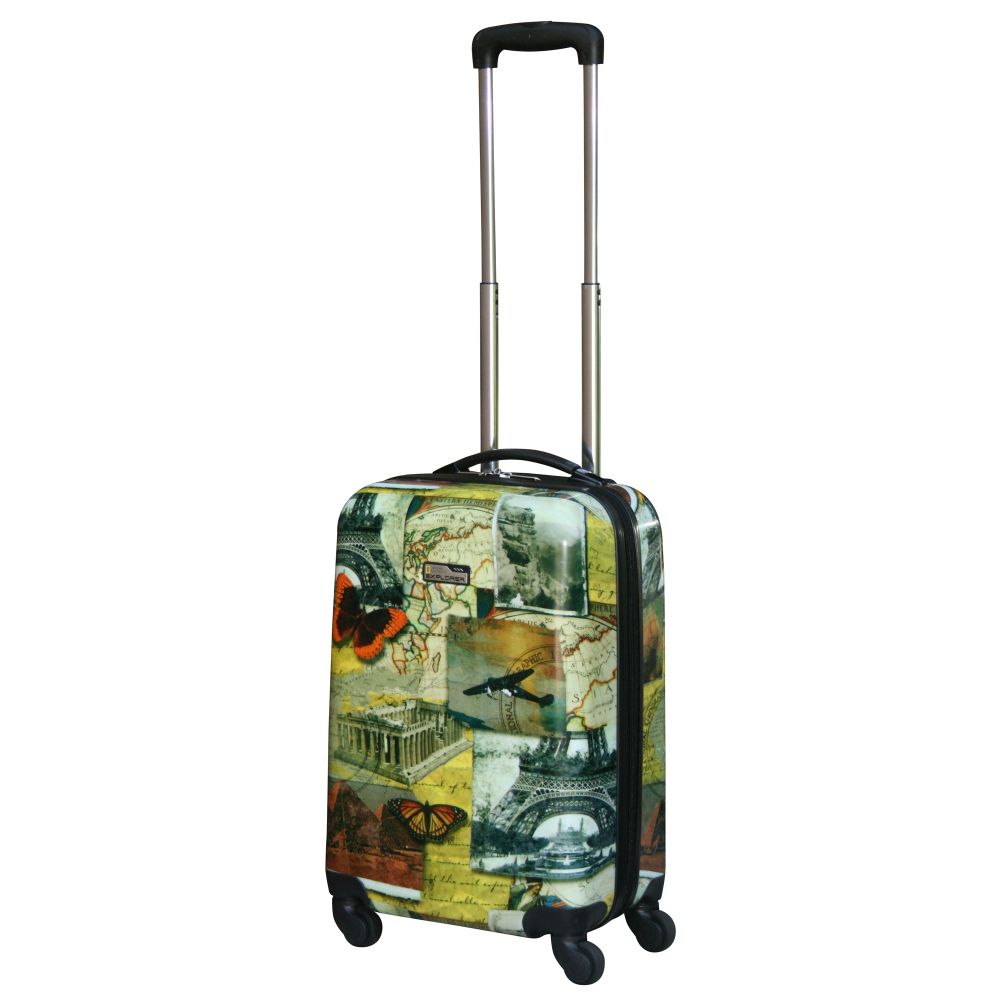 National Geographic Explorer 20-inch Collage Hardside Luggage