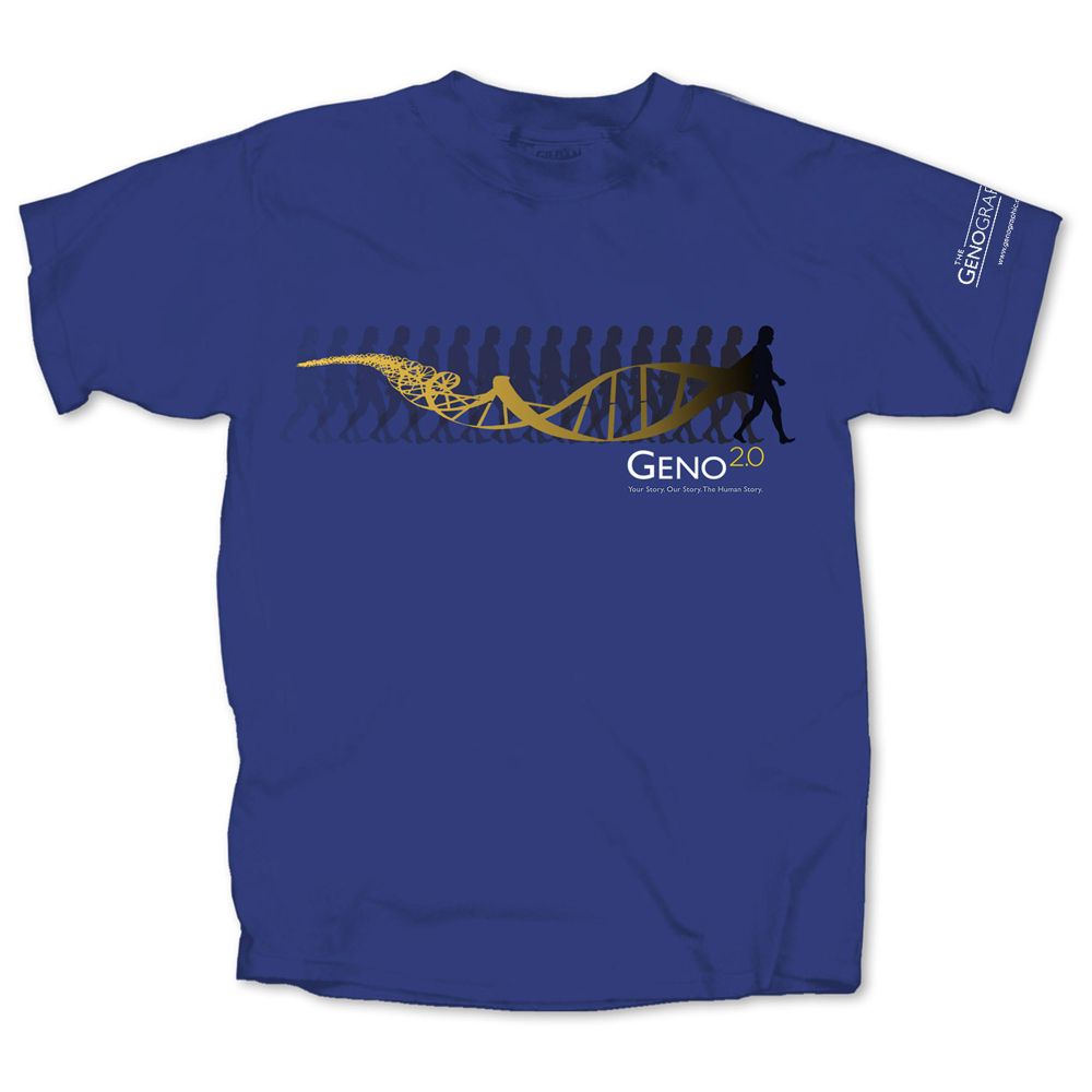 Genographic Project Walking Man T-Shirt