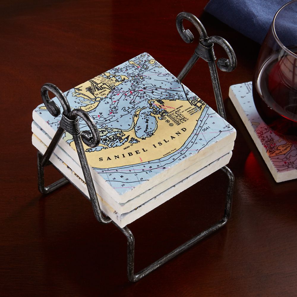 Metal Coaster Holder