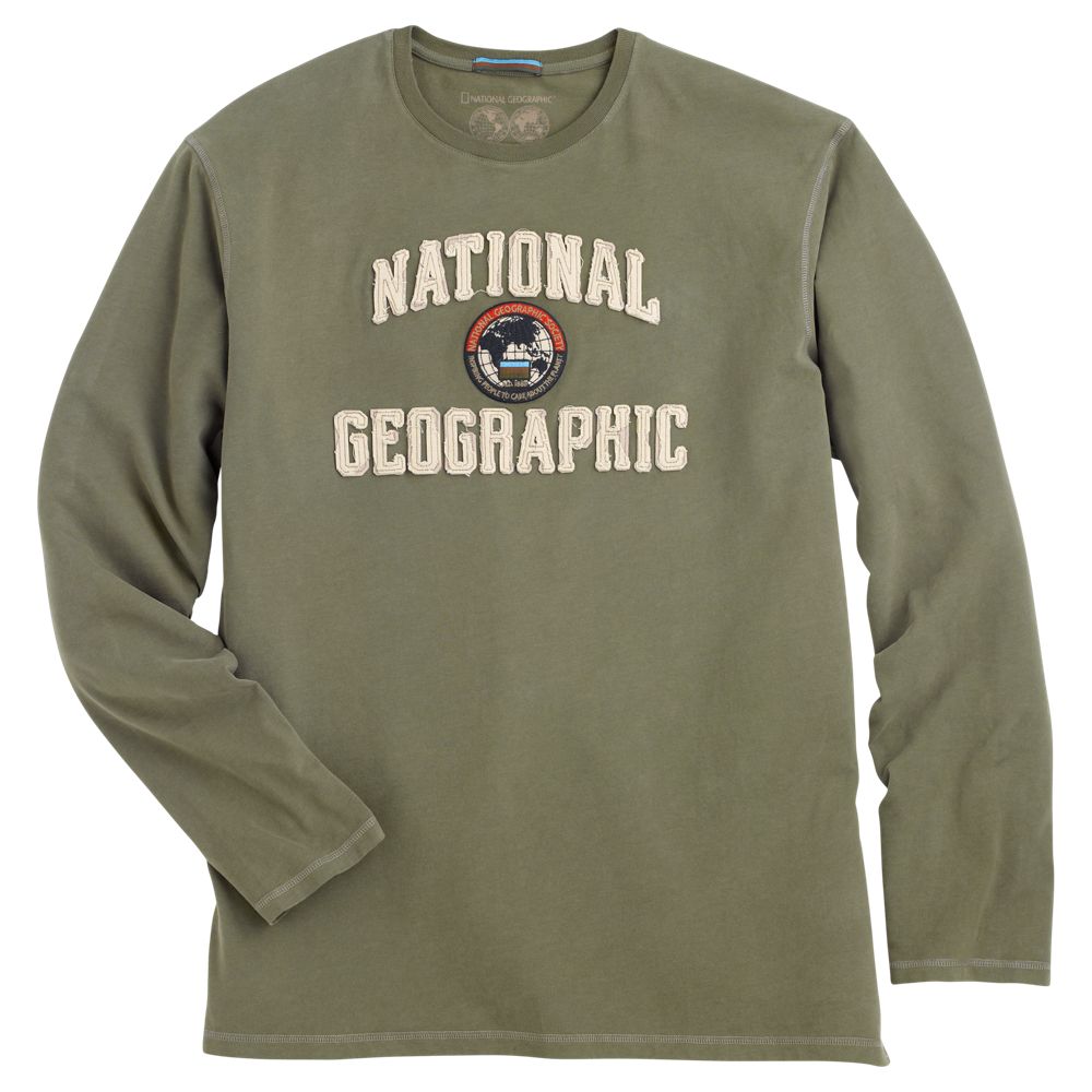 National Geographic Long-Sleeved Logo T-shirt