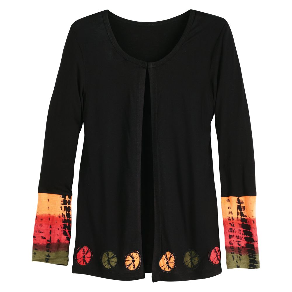 Black Bandhani Jacket