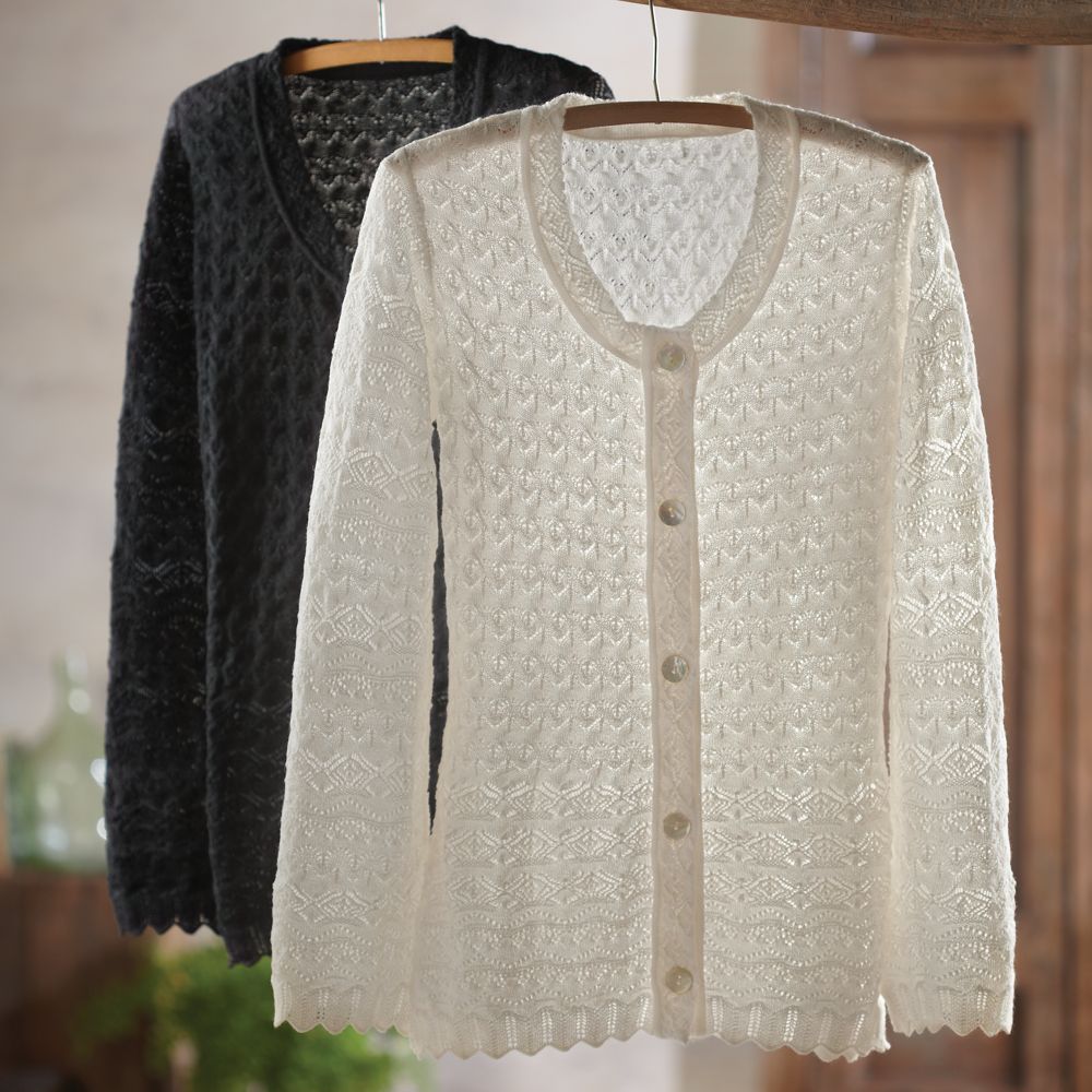 Peruvian Chancay Alpaca Cardigan