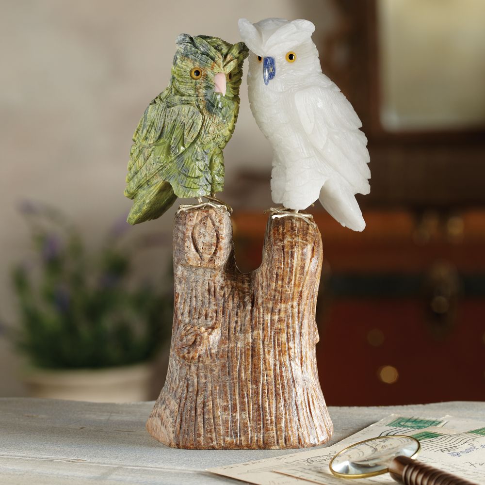 Peruvian Gemstone Owls