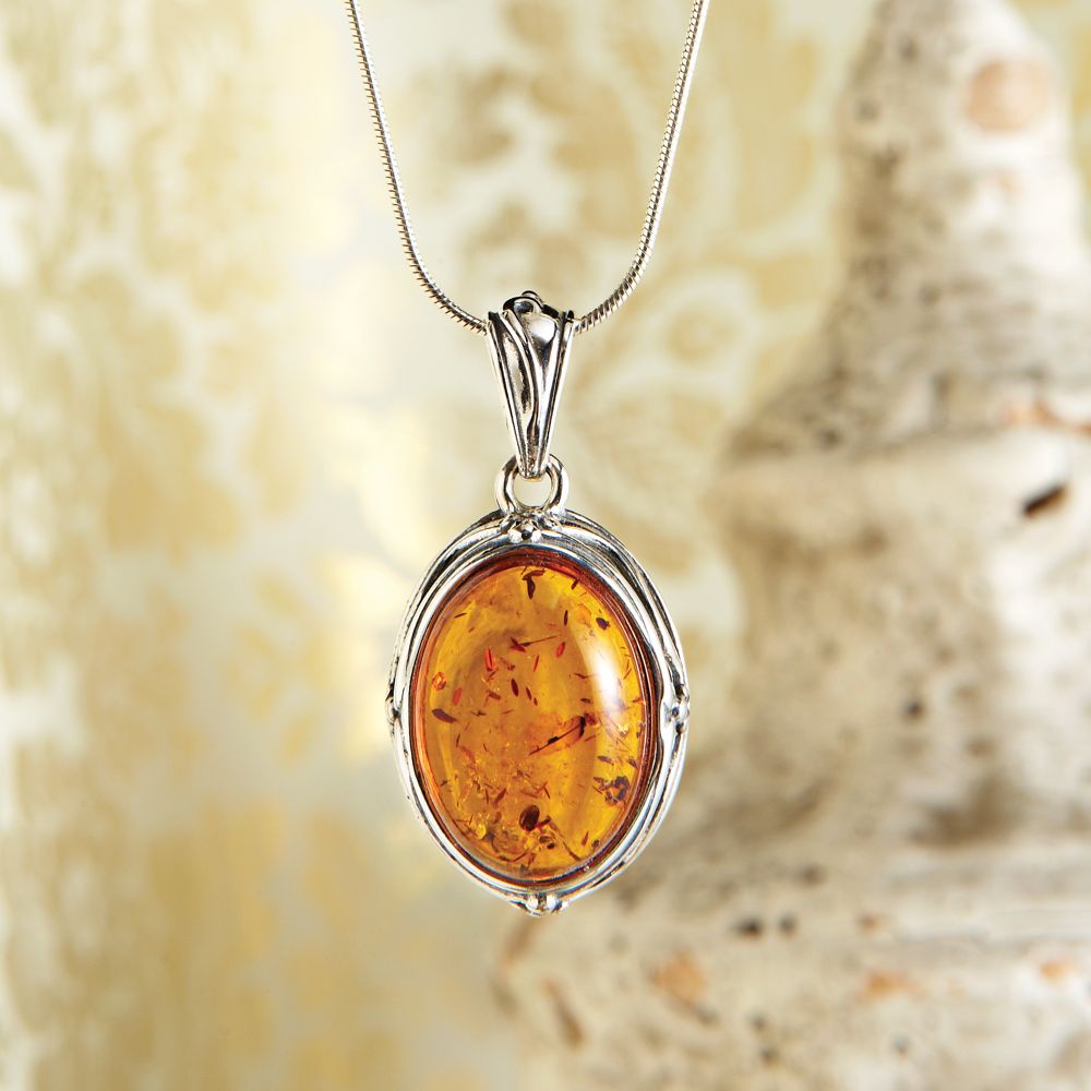 Art Deco Amber Necklace
