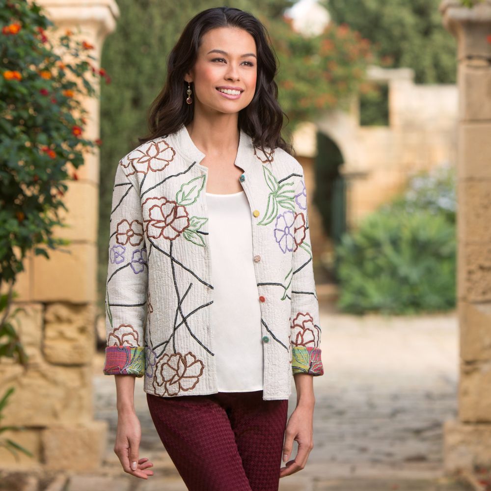 Lotus Flower Reversible Jacket