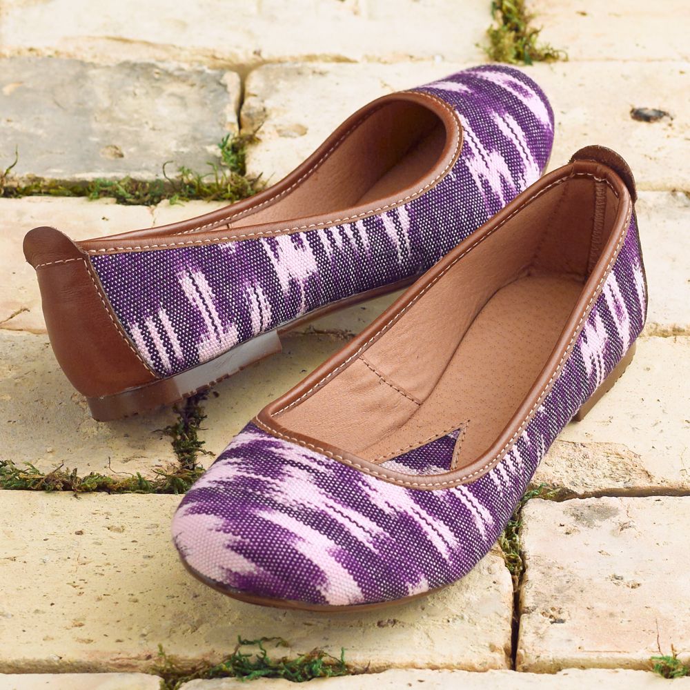 Guatemalan Ikat Slip-on Shoes