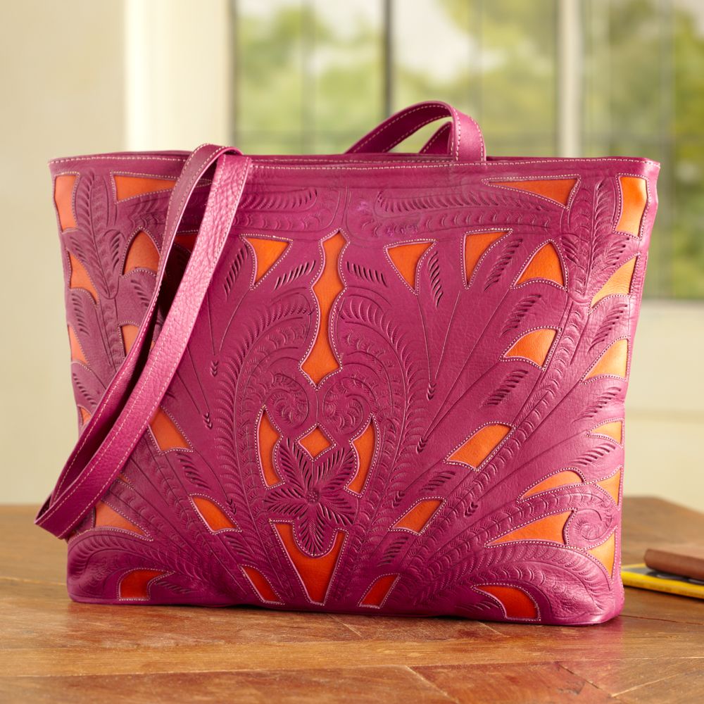 Paraguayan Leather Tote Bag