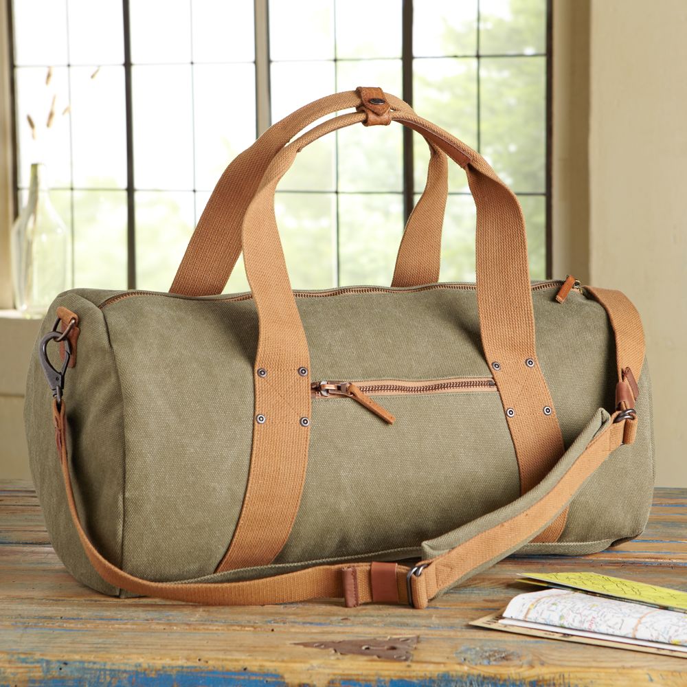 Waxed Canvas Travel Bag