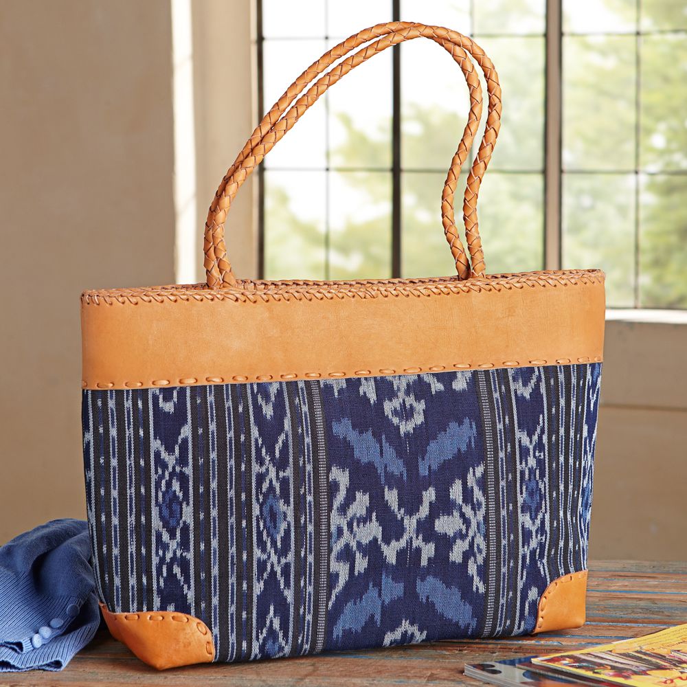 Bali Ikat Tote Bag