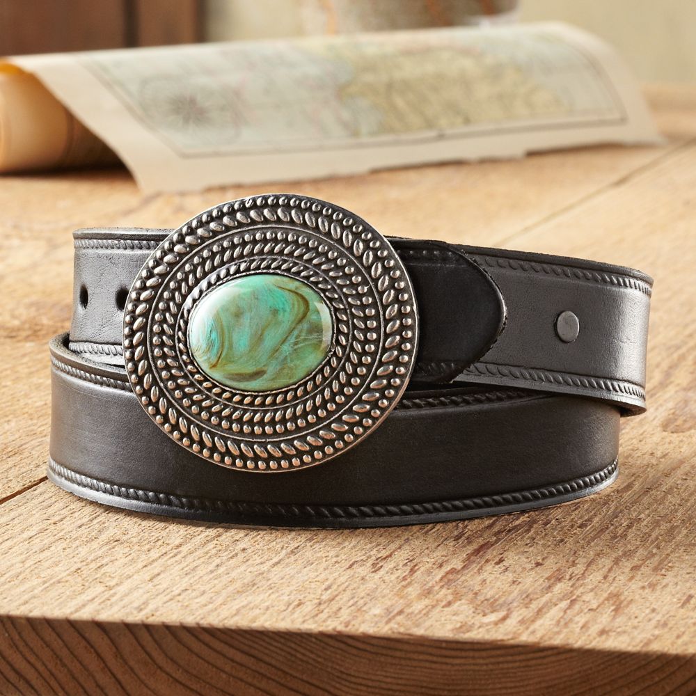 Hamilton Pool Leather Belt