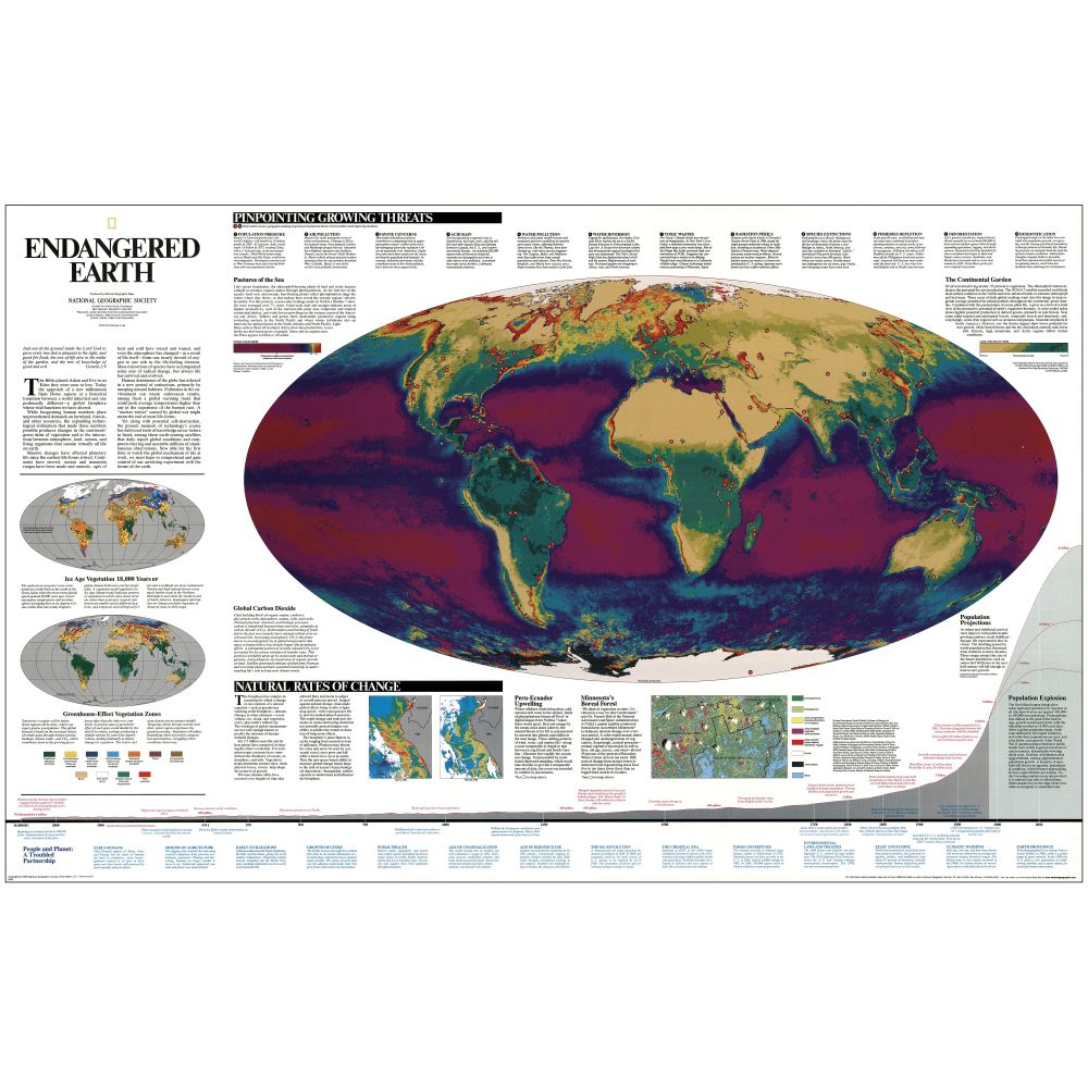 Endangered Earth Map