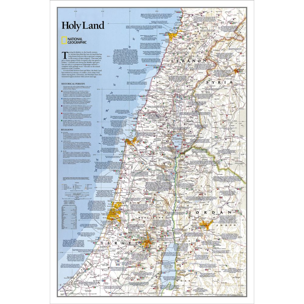 Holy Land Thematic Map