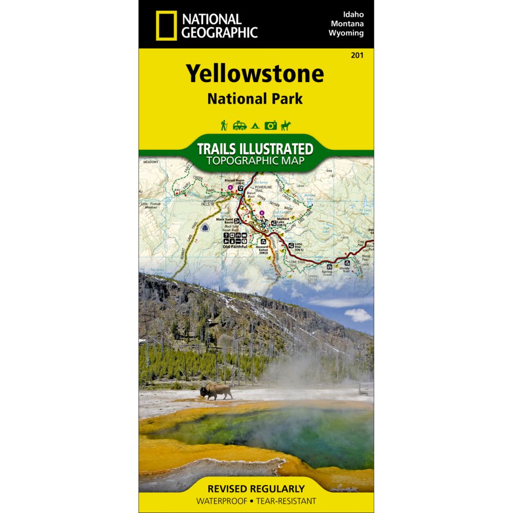 201 Yellowstone National Park Trail Map