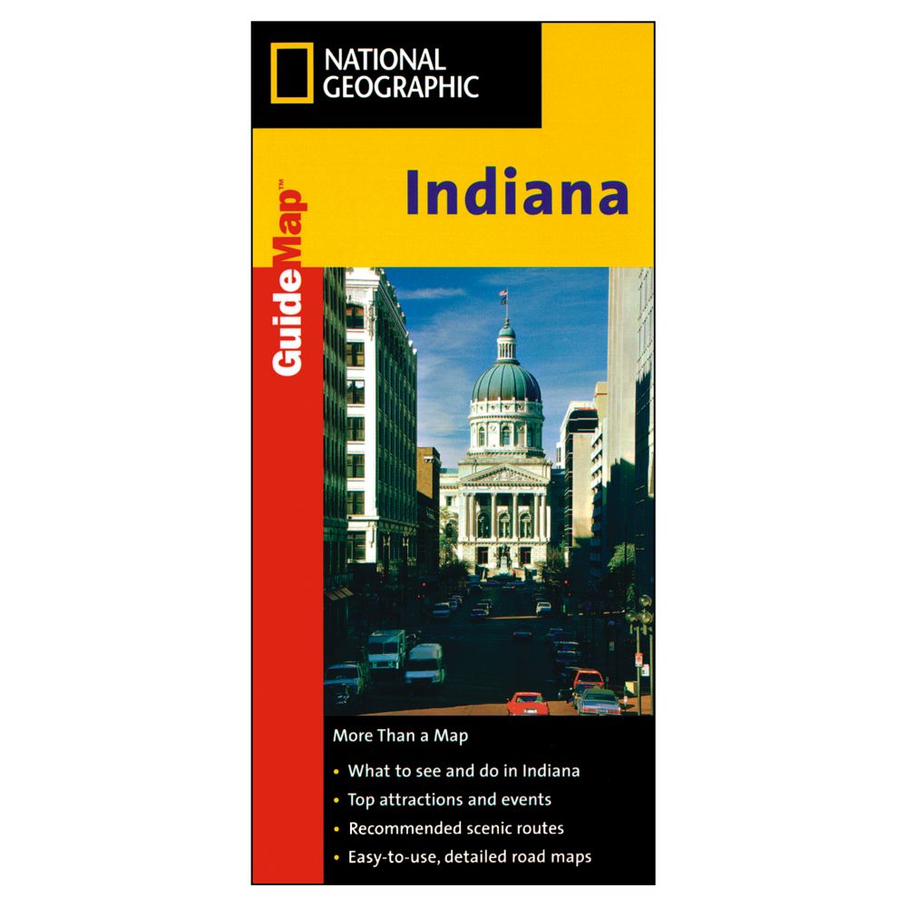 National Geographic Indiana Map