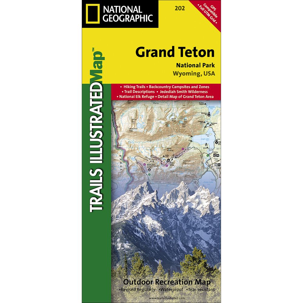 202 Grand Teton National Park Trail Map
