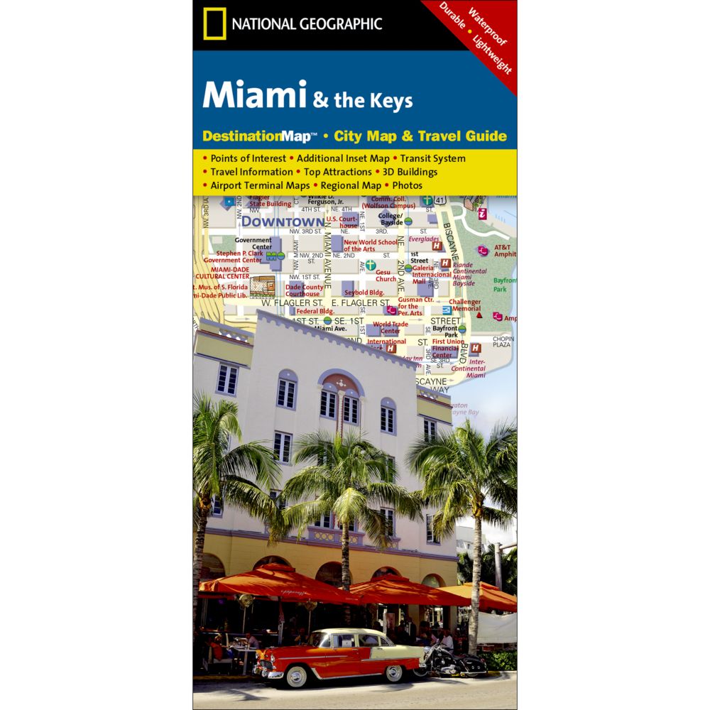 Miami & The Keys Destination City Map